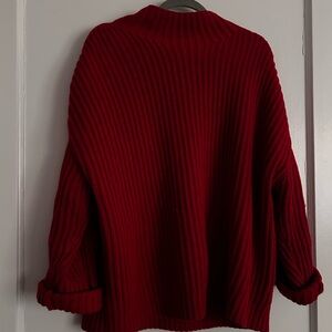Gap Red Women's Boatneck Sweater